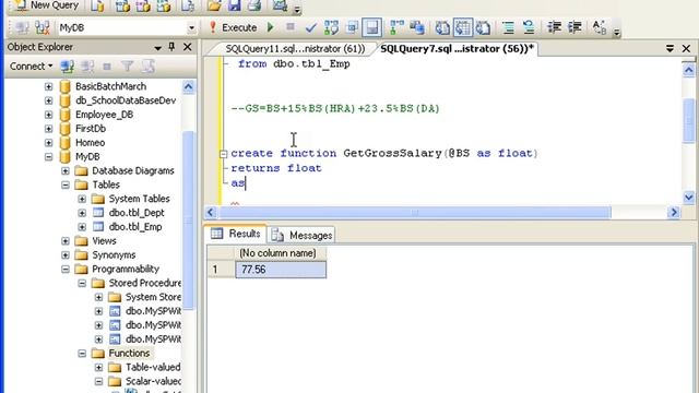 Functions In MS Sql Server (15 of 15) смотреть онлайн