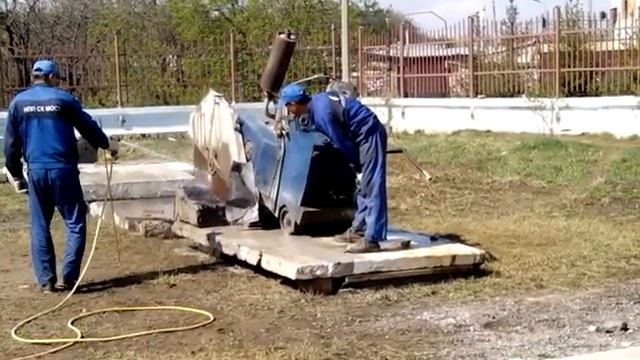 Алмазная резка швонарезчиком. Выставка алмазного инструмента. Москва 2014г. смотреть онлайн