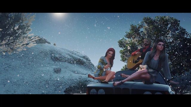 Enjoying Snow Fall at Solomon City, GTA5 смотреть онлайн