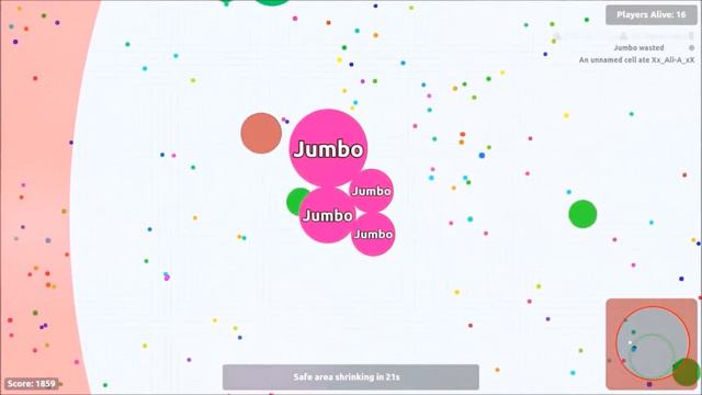 How to ALWAYS WIN in Agario Battle Royale - Agar.io Solo смотреть онлайн
