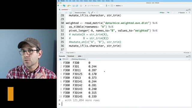 Using the mantel test to compare ecological matrices using the vegan R package (CC211) смотреть онлайн