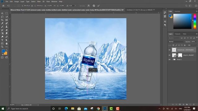Social media post design │ Instagram post │ Facebook post │ Photoshop tutorial смотреть онлайн