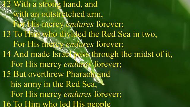 Psalm 136:1-26 смотреть онлайн