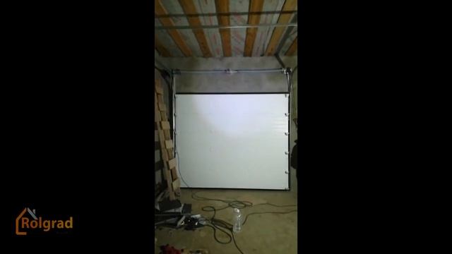 Секционные ворота с автоматикой Shaft 30 смотреть онлайн