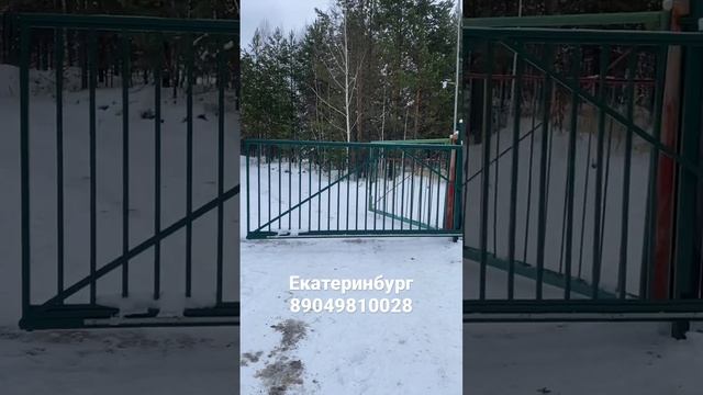 Откатные ворота для сада из профильной трубы смотреть онлайн