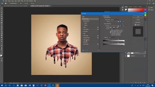 Drip effect Birthday Art Design Photoshop 2020 Tutorial смотреть онлайн