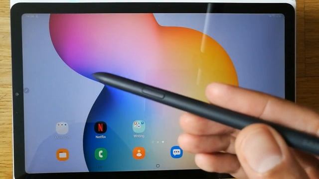 Samsung Galaxy Tab S6 Lite with S-Pen Button Tips смотреть онлайн