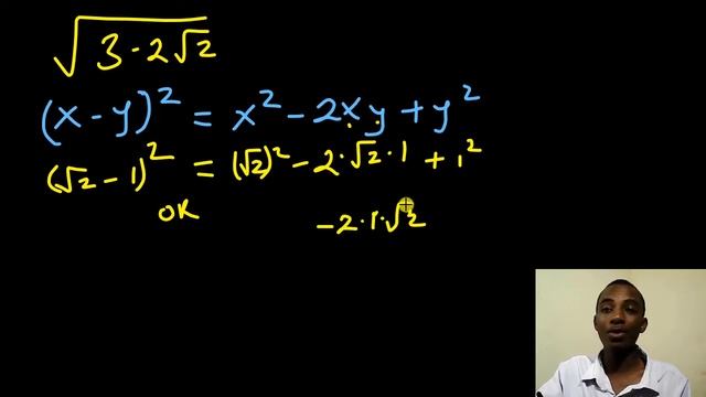 How to find the square root of a surd | sqrt(3-2*sqrt(2)) смотреть онлайн