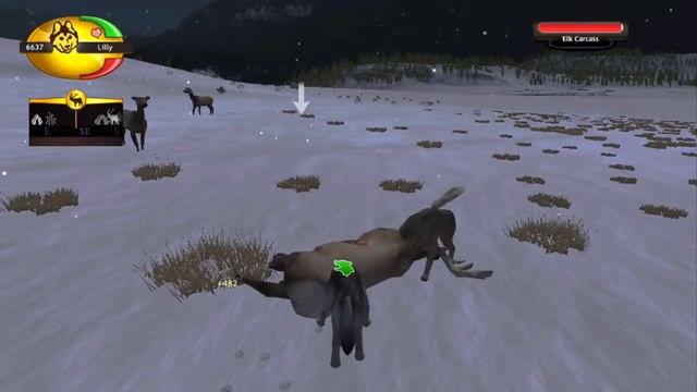 WolfQuest, But Better|Part 1: BULL ELK AND MEET THE SASS QUEEN! смотреть онлайн