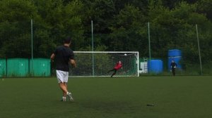 ПЕРЕСТРЕЛКА с Живым Футболом. Удары НАКЛБОЛ + пушка от Гео