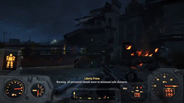 Fallout 4: Liberty Prime breaches the Institute смотреть онлайн