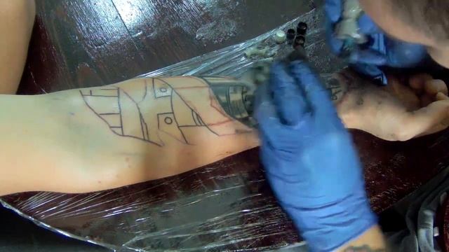 [OldSchool] Татуировка биомеханика