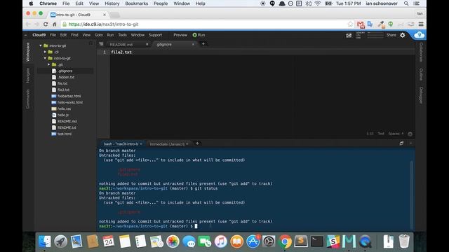 Git - Ignore Files смотреть онлайн