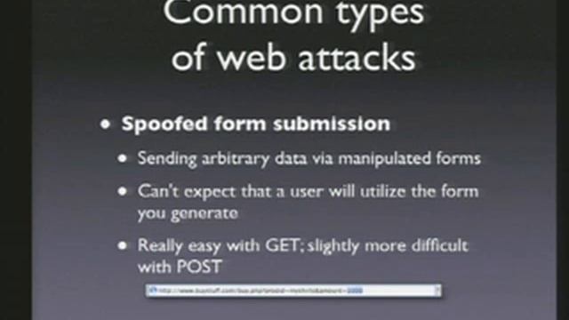 CERIAS Security: Real World Web Application Security 2/6 смотреть онлайн