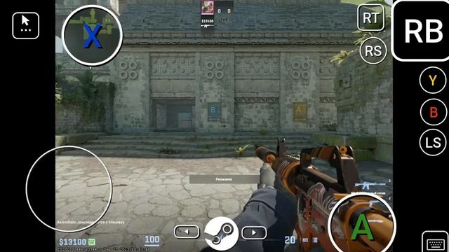 1-м в мире поиграл в релизную Counter-strike 2 с телефона (через Steam Link) смотреть онлайн