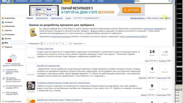 Индикатор волн Metatrader смотреть онлайн