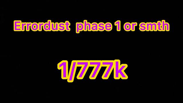 Errordust Phase 1 Theme (Sans.rng)