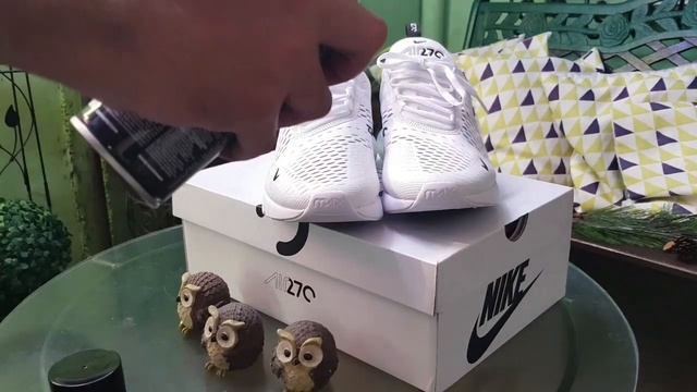 Nike Air Max 270 unboxing and compatibility test with Crep Protect!! смотреть онлайн