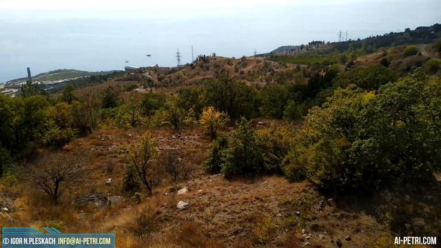 Старое Севастольское шоссе, вид на Понизовку, отель Мрия, горы и море! смотреть онлайн