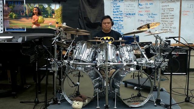 How Far I'll Go from Disney's Moana by Auli'i Carvalho Drum Cover by Myon Carlos смотреть онлайн