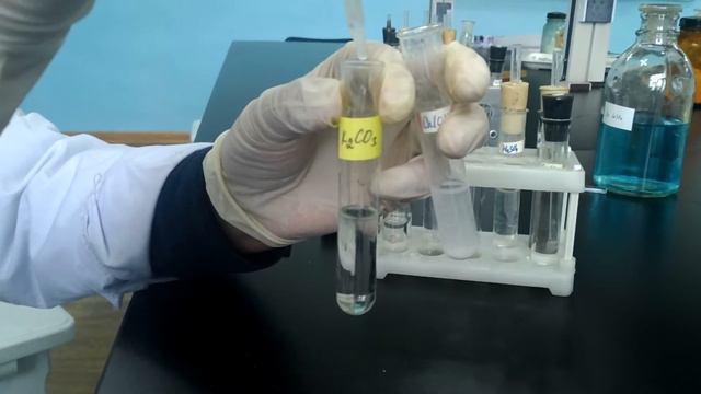 K2CO3+CH3COOH, CO2+Ca(OH)2