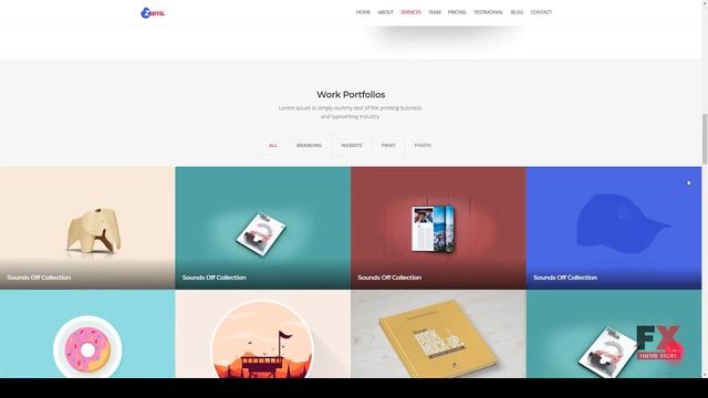 Zarra - One Page Creative Agency HTML Template Kenshin Emery смотреть онлайн