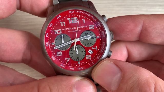Porsche Design Dashboard RED Dial Watch (6612.10/2) смотреть онлайн