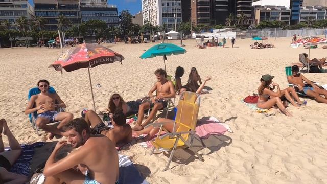 ??Rio de Janeiro İPANEMA Beach Best Travel BRAZİL (4K) смотреть онлайн