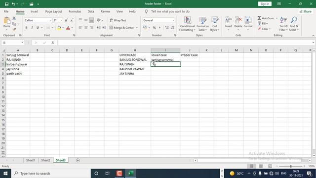 27 Change the Case in Excel UpperCase Lowercase and proper case and trim function Full excel hindi смотреть онлайн