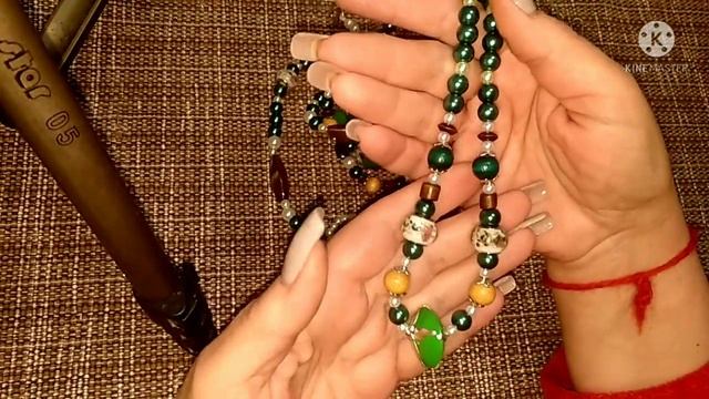 Бусы "Хвост Павлина" смотреть онлайн