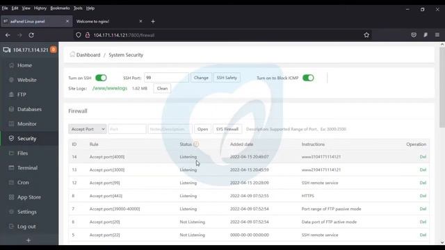 Cara membuat link IP Address dengan PORT di aaPanel смотреть онлайн