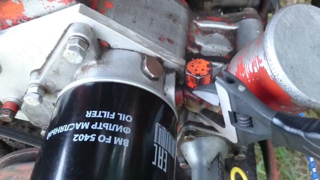 Д21 Т-16, Т-25 замена масляной центрифуги на фильтр. смотреть онлайн