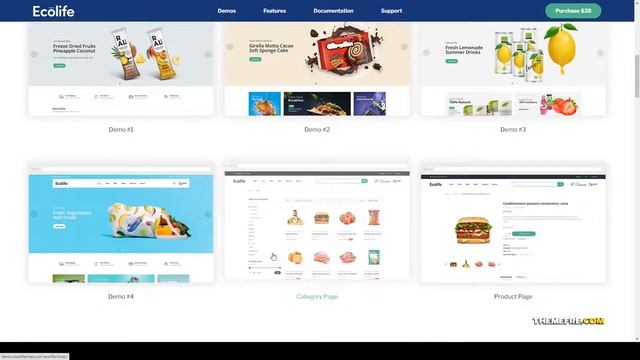 Ecolife - Organic WooCommerce WordPress Theme cosmetic theme clean Build Website смотреть онлайн