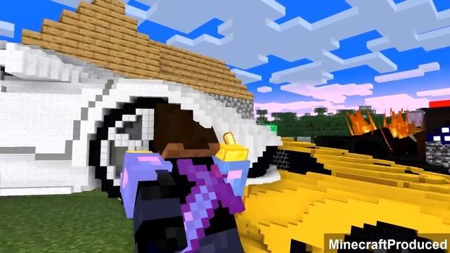 Monster School : Bad Herobrine And Good Herobrine - Minecraft Animation