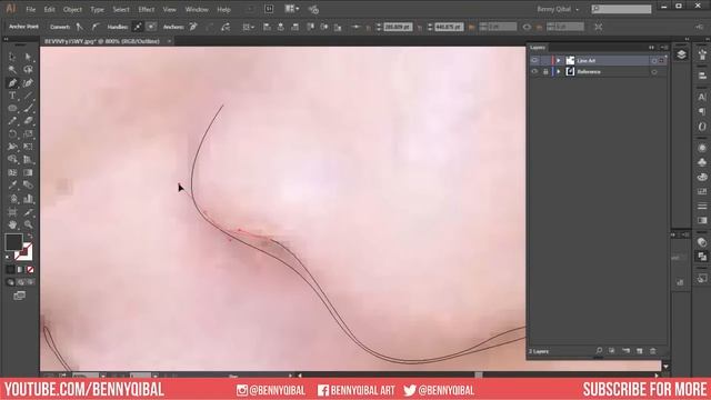 How to Draw Line Art - Adobe Illustrator Tutorial смотреть онлайн
