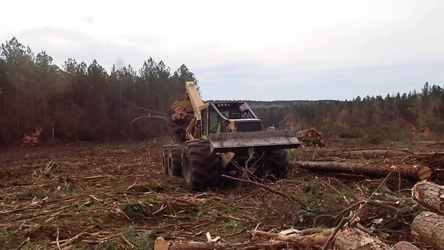 Tigercat 635d Pulling And Milwaukee Stubby M12 1/2” Impact #logger