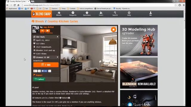 Creating and Rendering a Flowerpot in Blender 2.6x - part 2 of 2 (Rendering) смотреть онлайн