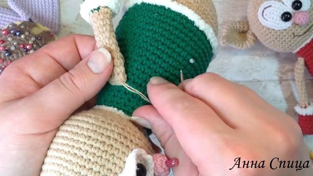 Как сшивать игрушки амигуруми: плоские детали по горизонтали. Выпуск № 39. смотреть онлайн