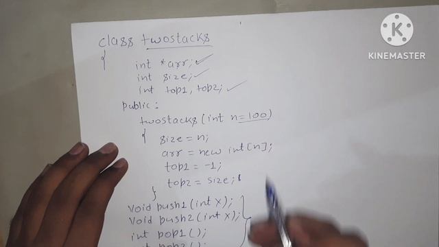 IMPLEMENT TWO STACK IN AN ARRAY|| STACK DATA STRUCTURES|| DSA SHEET смотреть онлайн