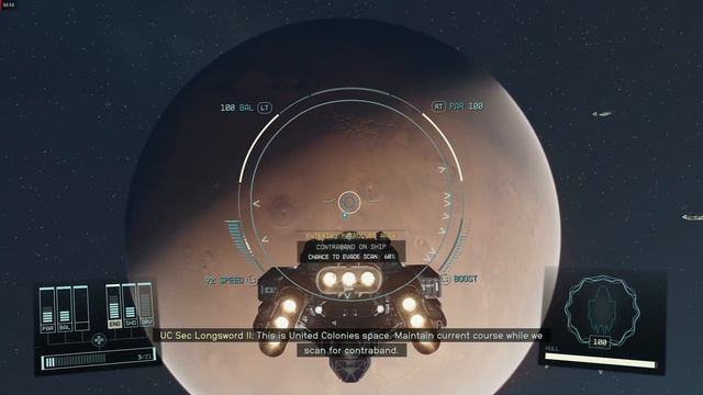 Starfield Gameplay Crimson Fleet Mission Board Smuggle 144 KG Of Va'ruun Heretic Writings To Cydoni