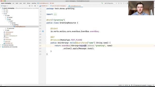 Quarkus Backend development with Java and GraalVM - Asynchronous Message Passing смотреть онлайн