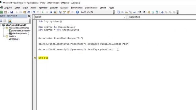 Excel Selenium VBA - Login em Site - Chrome VBA смотреть онлайн