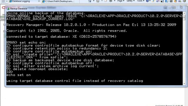 Oracle Express Backup ve Restore İşlemleri смотреть онлайн