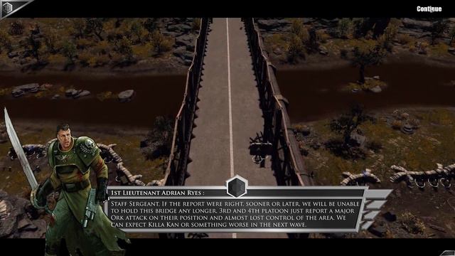 40K Dawn of War Prequel - 178 H to "Planetfall" - Imperial Guard vs Ork смотреть онлайн