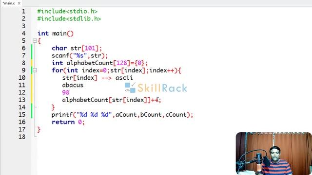 Counting Alphabets (Characters) in String смотреть онлайн