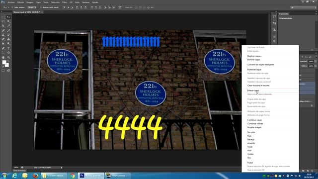 Desenlazar O Desvincular Capas En Photoshop.