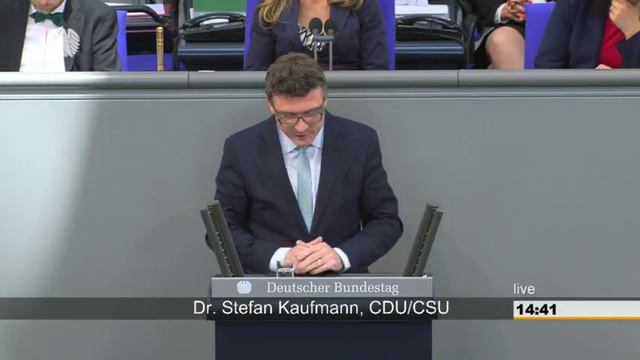 Stefan Kaufmann CDU/CSU | Plenarrede Internationalisierung von Bildung und Wissenschaft | 24.03.201 смотреть онлайн