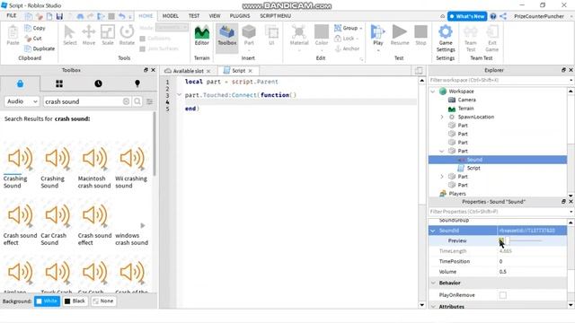 How to Destroy Parts on Touch (Roblox Studio Tutorial for New Beginners Series) (N036) смотреть онлайн