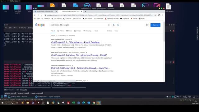 File Upload Vulnerability Adobe Cold Fusion 8 P3 | HackTheBox Arctic смотреть онлайн