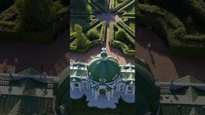 Москва. Путешествие в Музей Кусково: Грот с верху #shorts